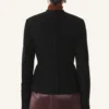 Asymmetrische Jacke aus Bouclé-Wolle Asymmetrische Jacke aus Bouclé-Wolle