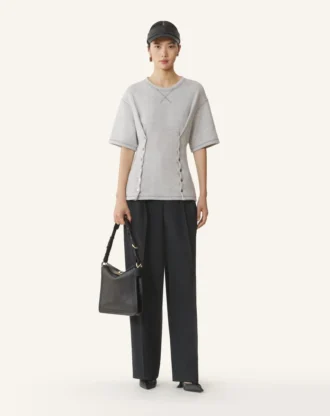 Asymmetrische Tasche „Compagnon” aus Leder