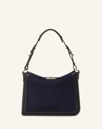Asymmetrische Tasche „Compagnon” aus Wildleder