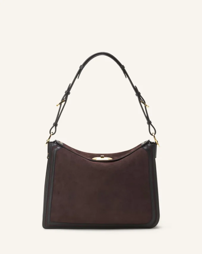 Asymmetrische Tasche „Compagnon” aus Wildleder Asymmetrische Tasche „Compagnon” aus Wildleder