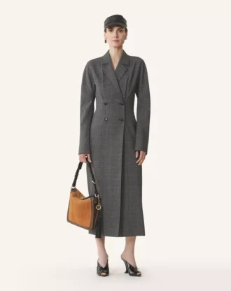 Asymmetrische Tasche „Compagnon” aus Wildleder