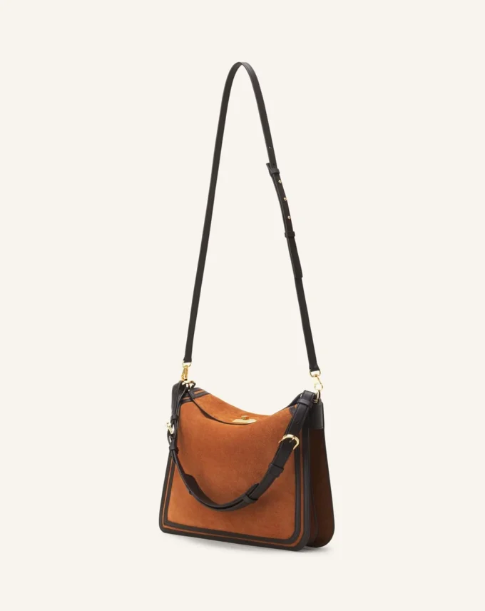 Asymmetrische Tasche „Compagnon” aus Wildleder Asymmetrische Tasche „Compagnon” aus Wildleder