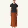 Baumwoll-T-Shirt mit Schleifendetail Baumwoll-T-Shirt mit Schleifendetail