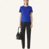 Baumwoll-T-Shirt mit Schleifendetail Baumwoll-T-Shirt mit Schleifendetail