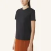 Baumwoll-T-Shirt mit Schleifendetail Baumwoll-T-Shirt mit Schleifendetail