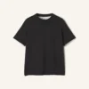 Baumwoll-T-Shirt mit Seidendetails Baumwoll-T-Shirt mit Seidendetails