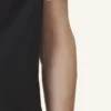 Baumwoll-T-Shirt mit Seidendetails Baumwoll-T-Shirt mit Seidendetails
