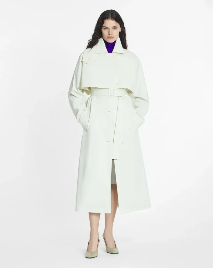 Baumwoll-Trenchcoat