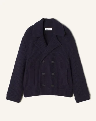 Übergroßer Woll-Pea-Coat