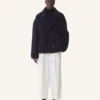 Übergroßer Woll-Pea-Coat Übergroßer Woll-Pea-Coat