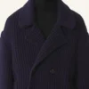 Übergroßer Woll-Pea-Coat Übergroßer Woll-Pea-Coat