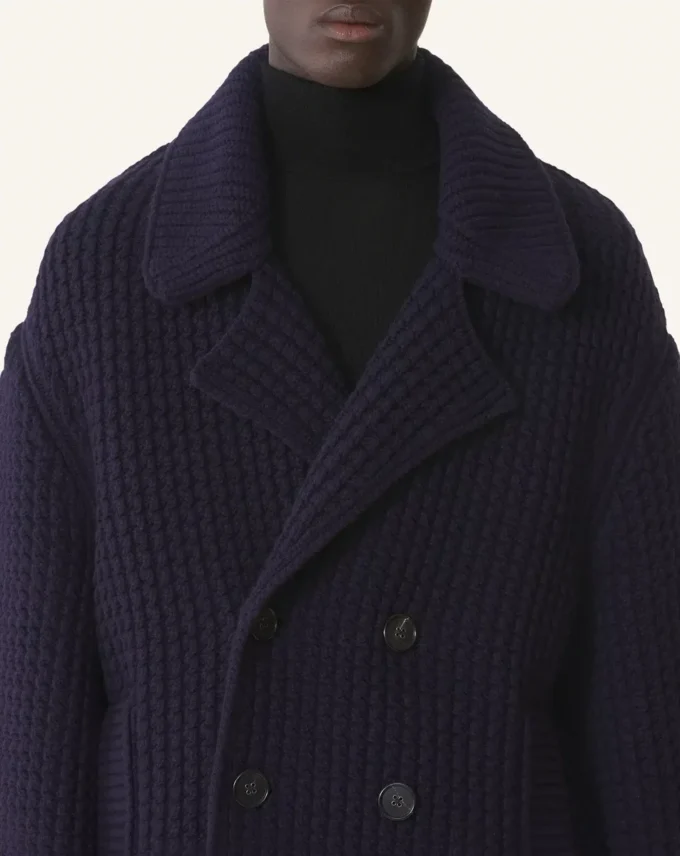 Übergroßer Woll-Pea-Coat Übergroßer Woll-Pea-Coat