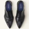 Brogue-Oxford-Schuh aus glänzendem Leder