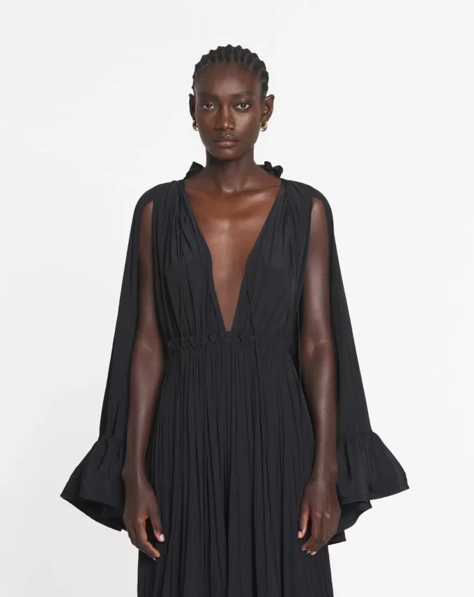 Charmeuse-Midikleid