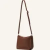 Compagnon Asymmetrische Leder-Clutch