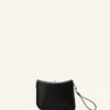 Compagnon Asymmetrische Leder-Clutch