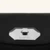 Compagnon Asymmetrische Leder-Clutch