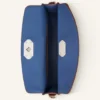 Compagnon Asymmetrische Leder-Clutch