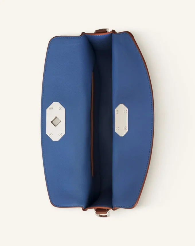 Compagnon Asymmetrische Leder-Clutch