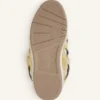 Curb Metallic-Ledersneaker mit Mesh-Schnürsenkeln Curb Metallic-Ledersneaker mit Mesh-Schnürsenkeln