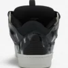 Curb-Sneaker aus Leder mit Glitzer Curb-Sneaker aus Leder mit Glitzer