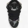 Curb-Sneaker aus Leder mit Glitzer Curb-Sneaker aus Leder mit Glitzer