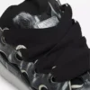 Curb-Sneaker aus Leder mit Glitzer Curb-Sneaker aus Leder mit Glitzer