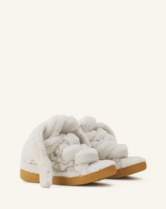Curb Sneakers aus Lammfell