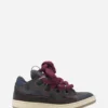 Curb Sneakers aus Leder mit Schlangenleder-Schnürsenkeln Curb Sneakers aus Leder mit Schlangenleder-Schnürsenkeln