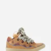 Curb Sneakers aus Leder mit Schlangenleder-Schnürsenkeln Curb Sneakers aus Leder mit Schlangenleder-Schnürsenkeln