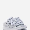 Curb Sneakers aus Leder mit Schlangenleder-Schnürsenkeln