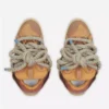 Curb Sneakers aus Leder mit Schlangenleder-Schnürsenkeln Curb Sneakers aus Leder mit Schlangenleder-Schnürsenkeln