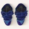 Curb Sneakers aus Leder mit Schlangenleder-Schnürsenkeln