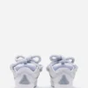 Curb Sneakers aus Leder mit Schlangenleder-Schnürsenkeln