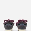 Curb Sneakers aus Leder mit Schlangenleder-Schnürsenkeln