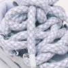 Curb Sneakers aus Leder mit Schlangenleder-Schnürsenkeln