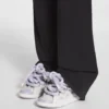 Curb Sneakers aus Leder mit Schlangenleder-Schnürsenkeln