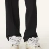 Curb Sneakers aus Leder mit Schlangenleder-Schnürsenkeln