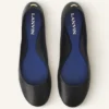 Die Ballerina-Ballerinas aus Leder Die Ballerina-Ballerinas aus Leder