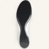 Die Ballerina-Ballerinas aus Metallic-Leder Die Ballerina-Ballerinas aus Metallic-Leder