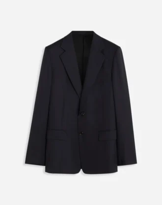 Einreihige Jacke mit Pattentaschen