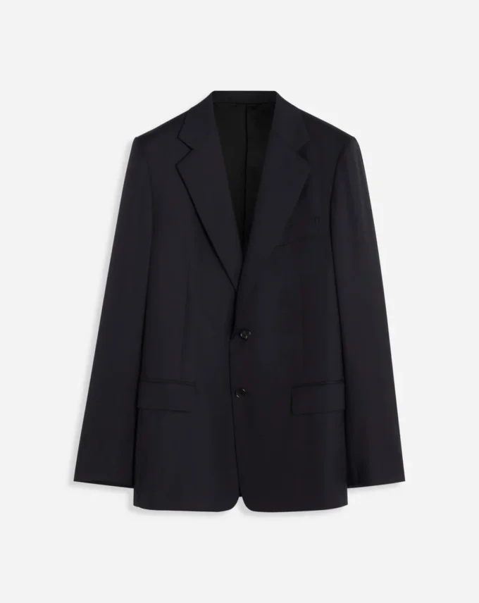 Einreihige Jacke mit Pattentaschen Einreihige Jacke mit Pattentaschen