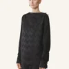 Fließendes Oberteil aus Jacquard-Viskose Fließendes Oberteil aus Jacquard-Viskose