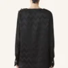 Fließendes Oberteil aus Jacquard-Viskose Fließendes Oberteil aus Jacquard-Viskose