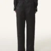 Flüssige Hose aus Jacquard-Viskose Flüssige Hose aus Jacquard-Viskose