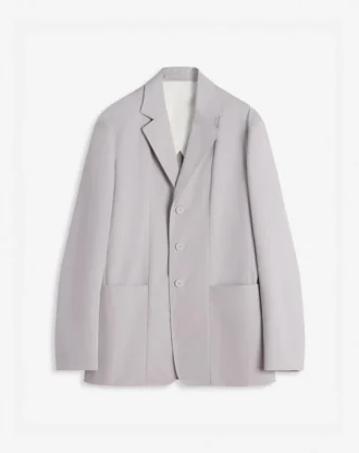 Gerade geschnittene Baumwolljacke