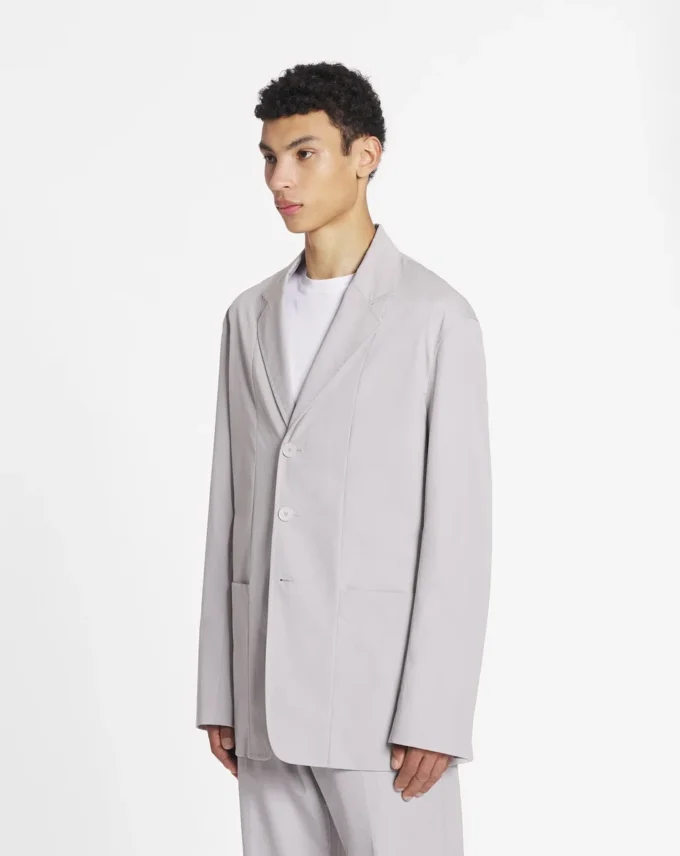 Gerade geschnittene Baumwolljacke