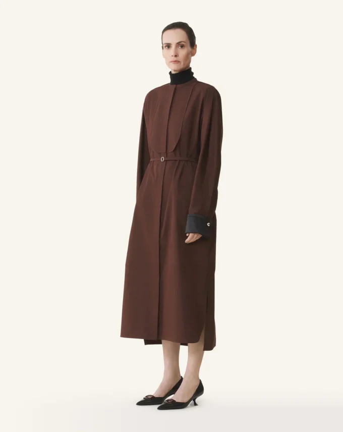 Hemdkleid aus Baumwollpopeline Hemdkleid aus Baumwollpopeline