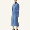 Hemdkleid aus Popeline-Baumwolle Hemdkleid aus Popeline-Baumwolle