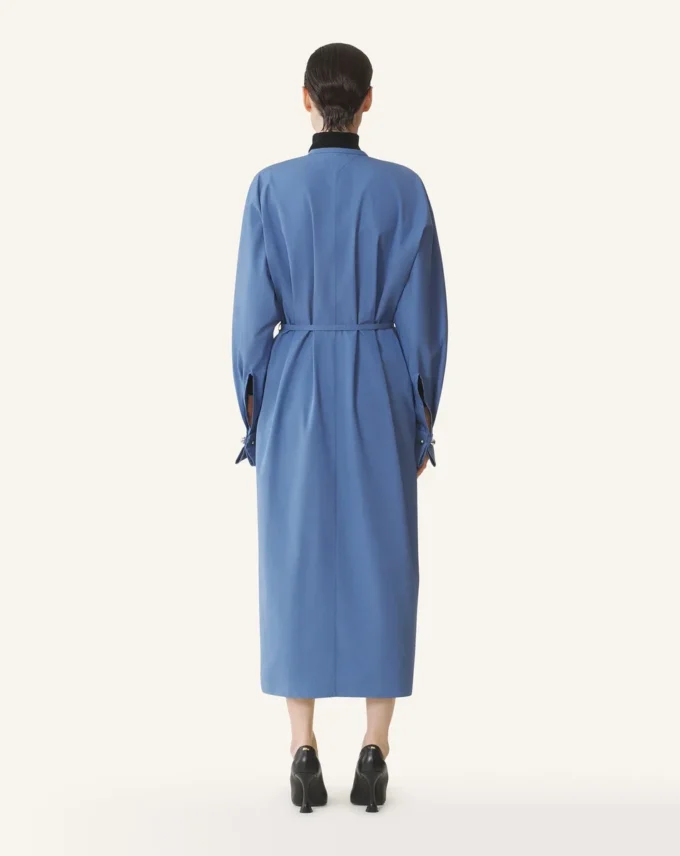 Hemdkleid aus Popeline-Baumwolle Hemdkleid aus Popeline-Baumwolle